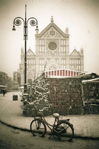 Snow in Florence!